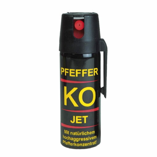Puszka z gazem pieprzowym Klever KO Jet 100 ml rzut przodem