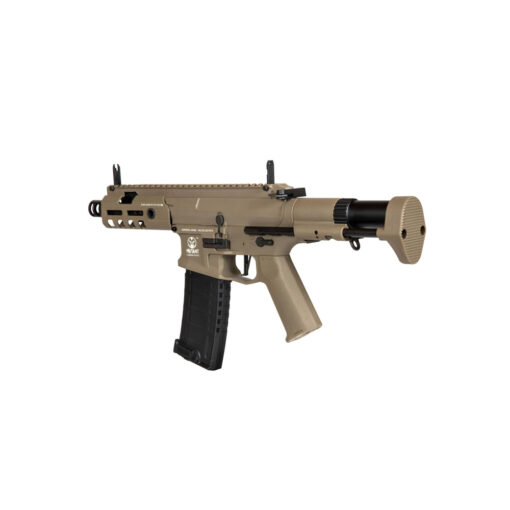 Karabin ASG AMOEBA Mutant AMM5 Dark Earth lufa w lewo tył