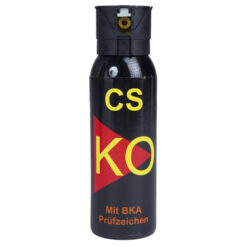 Butelka przedstawiająca gaz pieprzowy Klever KO Fog 100 ml rzut przodem