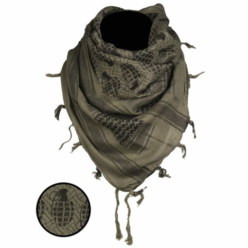 Arafatka Shemagh Mil-Tec Pineapple Olive/Czarna