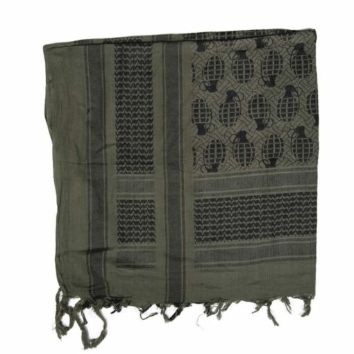 Arafatka Shemagh Mil-Tec Pineapple Olive/Czarna