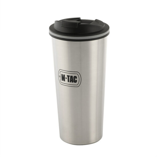 Kubek Termiczny z Zaworem 450ml M-Tac Chrome