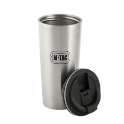 Kubek Termiczny z Zaworem 450ml M-Tac Chrome