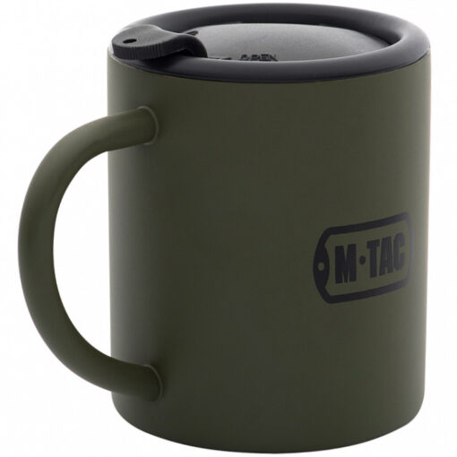 Kubek Termiczny z Pokrywką 280ml M-Tac Olive