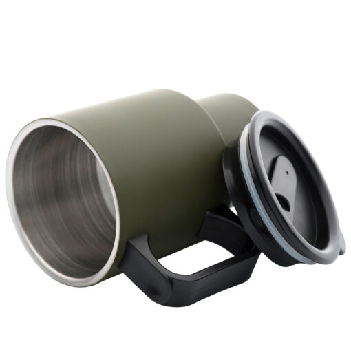 Kubek Termiczny z Pokrywką 450ml M-Tac Olive