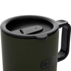 Kubek Termiczny z Pokrywką 450ml M-Tac Olive