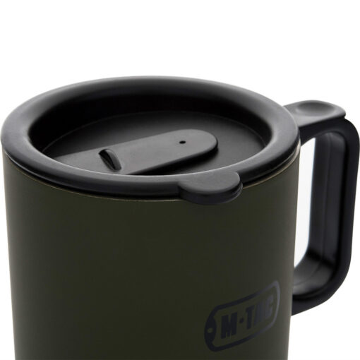 Kubek Termiczny z Pokrywką 450ml M-Tac Olive