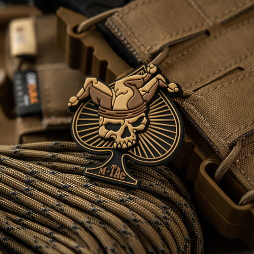 Naszywka Ace of Spades 3D M-Tac Coyote