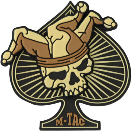 Naszywka Ace of Spades 3D M-Tac Coyote