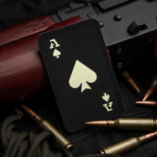 Naszywka Ace of Spades Laser Cut M-Tac Black