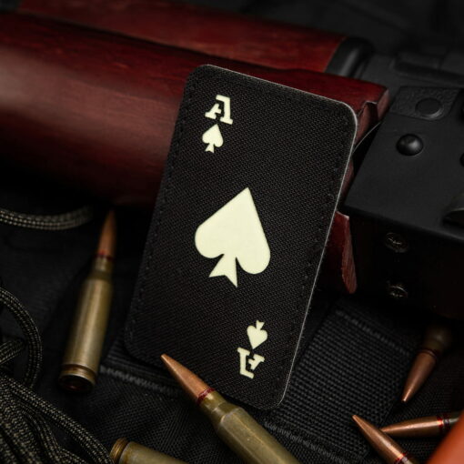 Naszywka Ace of Spades Laser Cut M-Tac Black