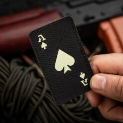 Naszywka Ace of Spades Laser Cut M-Tac Black