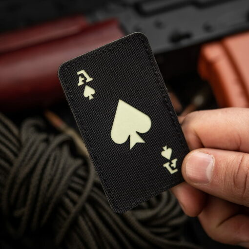 Naszywka Ace of Spades Laser Cut M-Tac Black