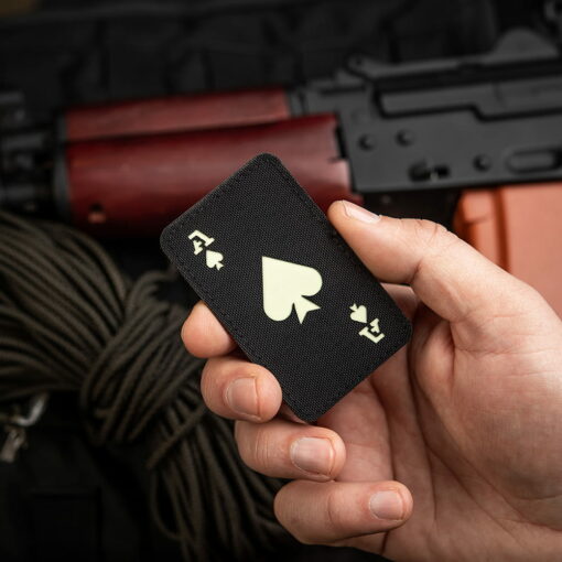 Naszywka Ace of Spades Laser Cut M-Tac Black