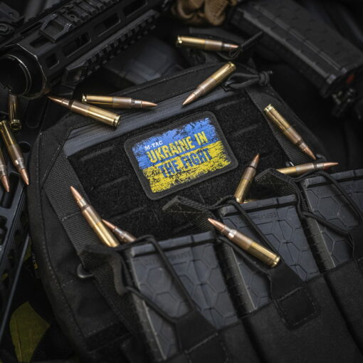 Naszywka M-Tac Flaga Ukraina in the Fight