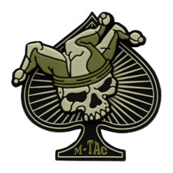 Naszywka M-Tac Ace of Spades 3D PVC Black Olive