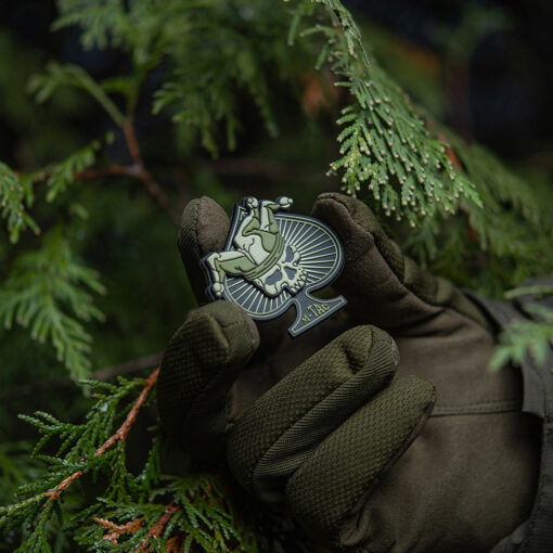 Naszywka M-Tac Ace of Spades 3D PVC Black Olive