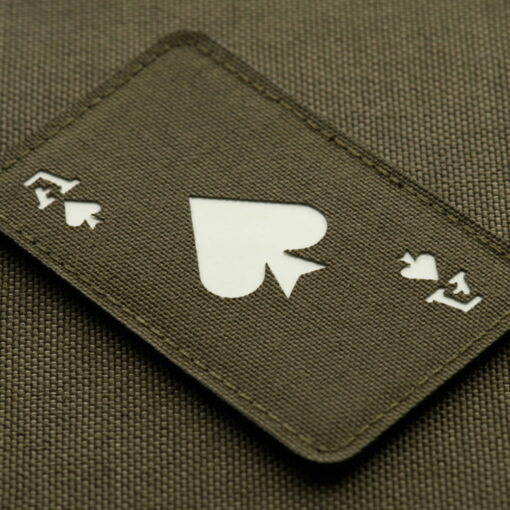 Naszywka M-Tac Ace of Spades Laser Cut Green