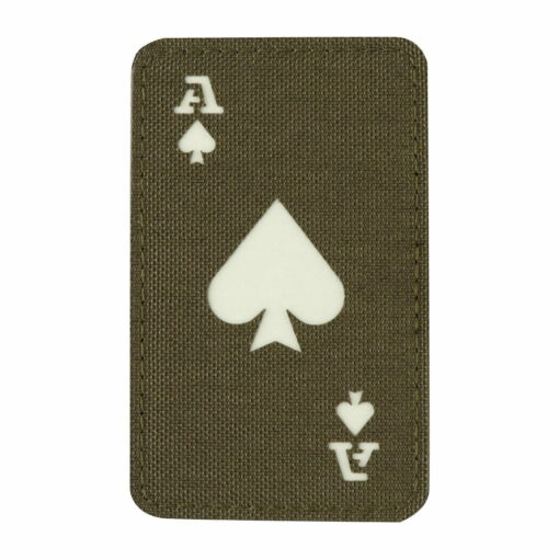 Naszywka M-Tac Ace of Spades Laser Cut Green