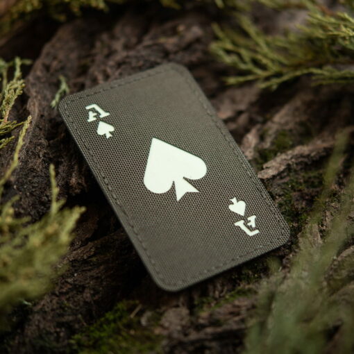 Naszywka M-Tac Ace of Spades Laser Cut Green
