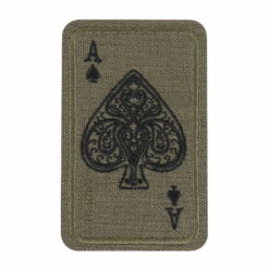 Naszywka M-Tac Ace of Spades Haftowana Green