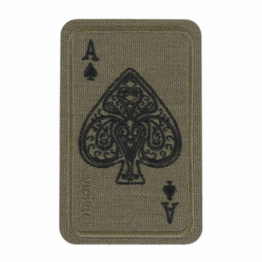 Naszywka M-Tac Ace of Spades Haftowana Green