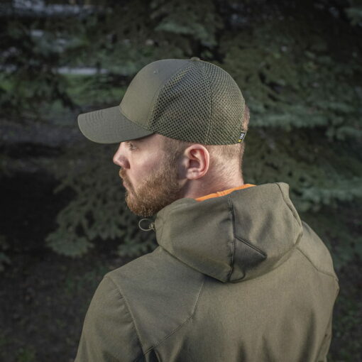 Czapka z Daszkiem Rip-Stop M-Tac Siatka Army Olive