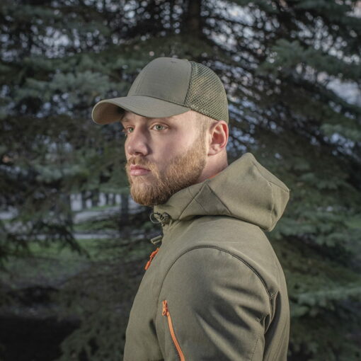 Czapka z Daszkiem Rip-Stop M-Tac Siatka Army Olive