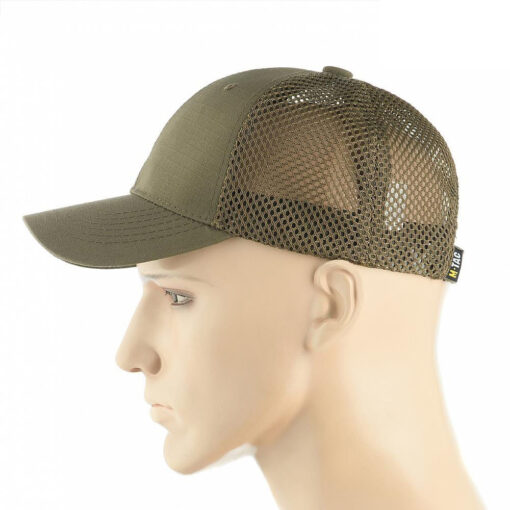 Czapka z Daszkiem Rip-Stop M-Tac Siatka Dark Olive
