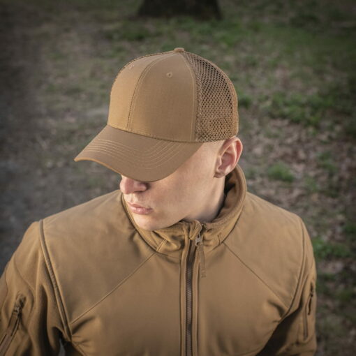 Czapka z Daszkiem Bejsbolówka M-Tac Siatka Coyote