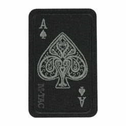 Naszywka M-Tac Ace of Spades Haftowana Czarna