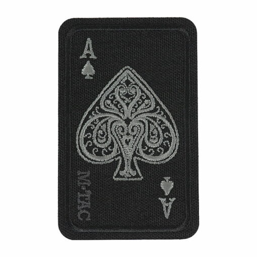 Naszywka M-Tac Ace of Spades Haftowana Czarna