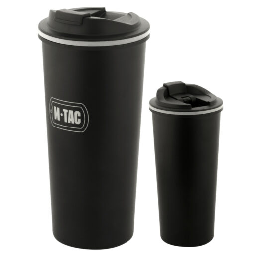 Kubek Termiczny z Zaworem 450ml M-Tac Black