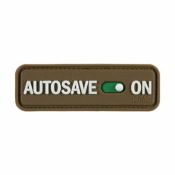 Naszywka Plakietka M-Tac Autosave PVC coyote