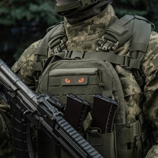 Naszywka M-Tac Cat Eyes Laser Ranger Green Red GID