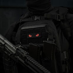 Naszywka M-Tac Cat Eyes Laser Black Red GID