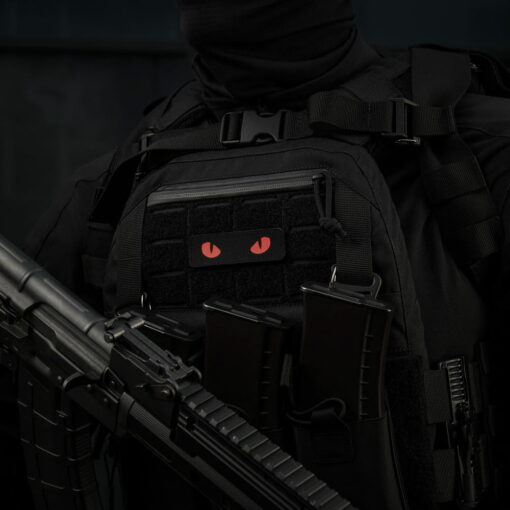 Naszywka M-Tac Cat Eyes Laser Black Red GID