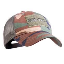 Czapka Bejsbolówka Trucker Mil-Tec Woodland