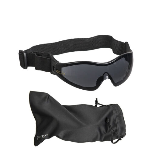 Gogle Commando Para Mil-Tec Black Smoke