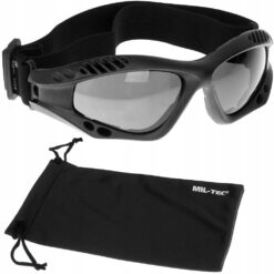 Gogle Commando Air Pro Mil-Tec Black Smoke 1