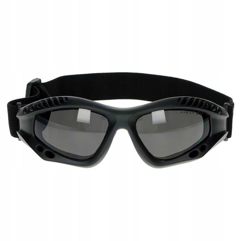 Gogle Commando Air Pro Mil-Tec Black Smoke 1