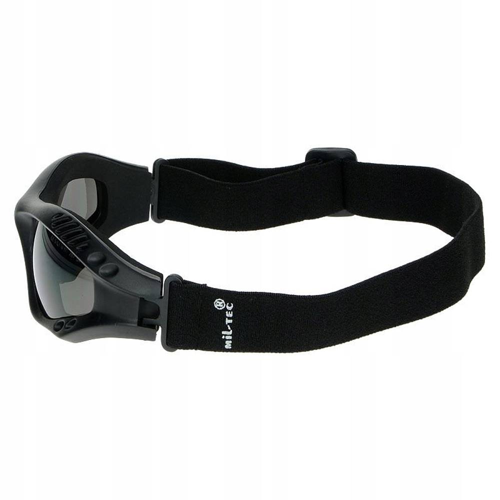 Gogle Commando Air Pro Mil-Tec Black Smoke 1