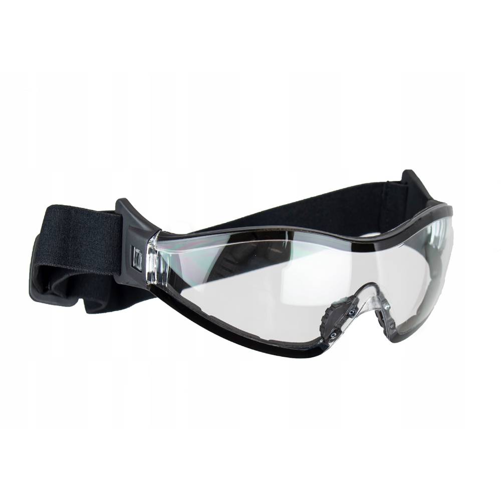 Gogle Commando Para Mil-Tec Black Clear