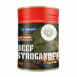 BEEF STROGANOFF Stroganoff z kaszą gryczaną
