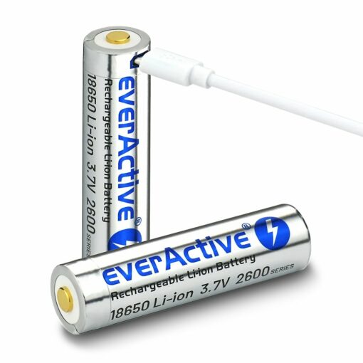 Bateria Akumulator everActive 18650 Li-ion 2600mAh - obrazek 3