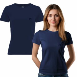 Koszulka Morowo Premium Logo Damska Granatowa