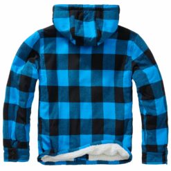 Alternative view of Kurtka Brandit Lumberjacket Lumber Hooded Black/Blue Gingham