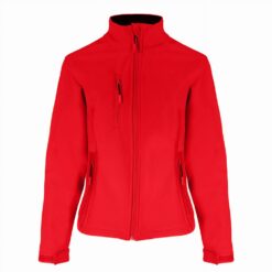 Kurtka Morowo Soft Shell Damska Czerwona