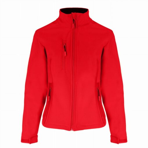 Kurtka Morowo Soft Shell Damska Czerwona