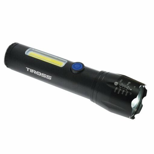 Latarka Ręczna TIROSS TS2254 Zoom Aku 1